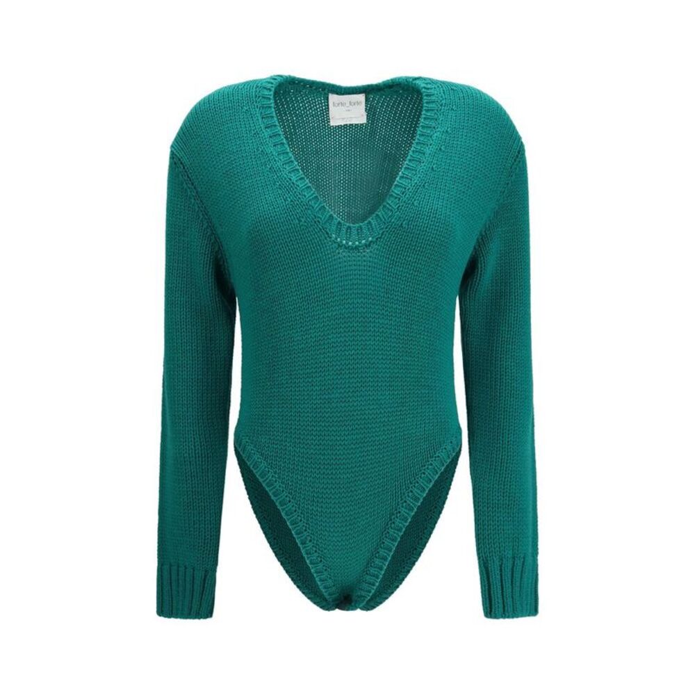 Forte_Forte Bicolor Wool Oves Aries Women's Bodysuit